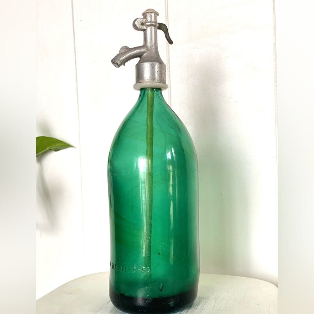 Antique Mid-Century Romanian Sibiu Seltzer Bottle